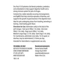 Label with instructions