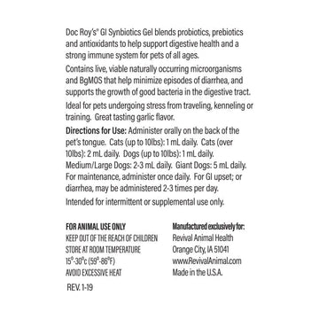 Label with instructions