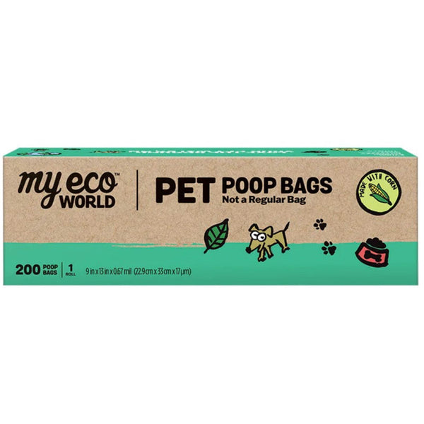 MyEcoPet Compostable Poop/Waste Bags For Dogs & Cats