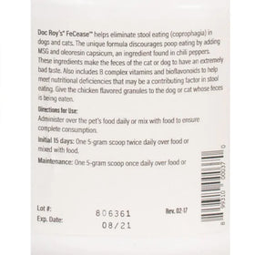 Label with instructions