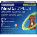 NexGard PLUS for Dogs 8.1-17 lbs 