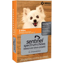 Sentinel Spectrum Chews for Dogs 2-8 lbs 6 chews