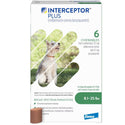 Interceptor Plus Chew for Dogs 8.1-25 lbs 6 chewable