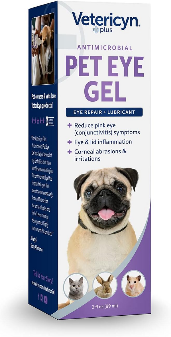 Vetericyn Plus Antimicrobial Pet Eye Gel (3 oz)