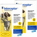 Interceptor Chewable Tablet for Dogs 26-50 lbs & Cats 6.1-12 lbs 12 chewable