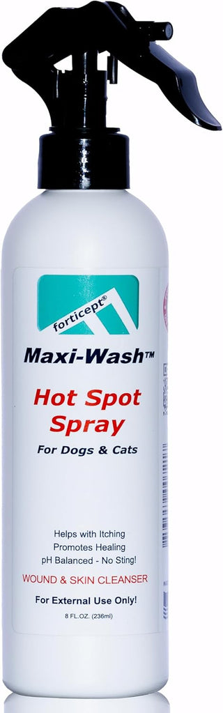 Forticept Maxi Wash Hot Spot Spray for Dogs & Cats, 8-oz