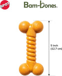 Ethical Pet Bam-Bones Twist Bone Peanut Butter Flavored Dog Chew 