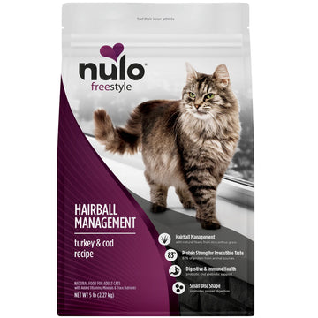 Nulo Freestyle cat food package with a cat on a white background