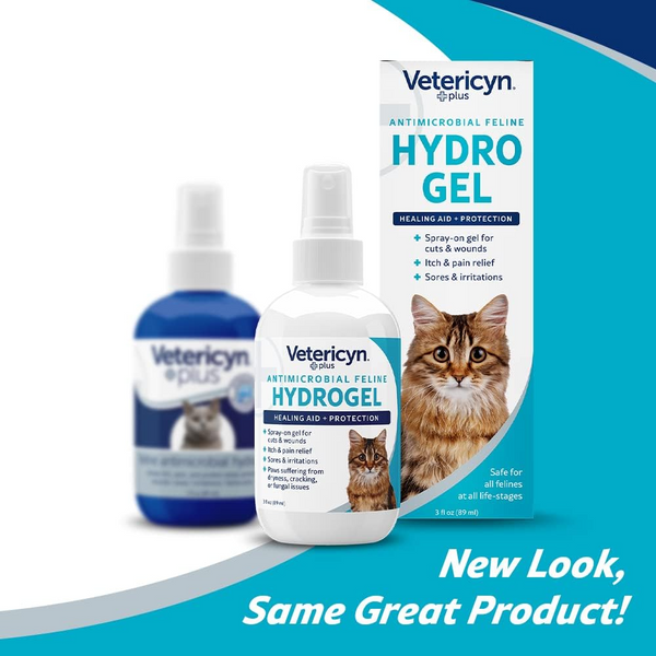Vetericyn Plus Antimicrobial Hydrogel Spray for Cats (3 oz)