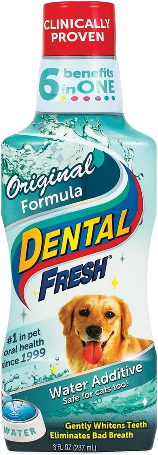 Dental Fresh Original Formula Water Additive for Dogs Cats