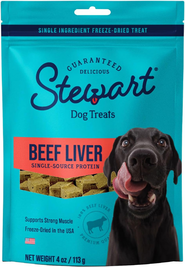 Stewart Beef Liver Freeze-Dried Treats For Dogs