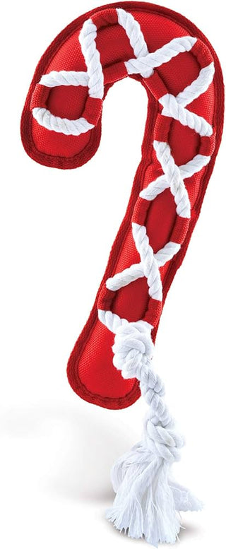 Multipet Cross-Ropes Candy Cane Dog Toys 12", 1 count