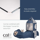 Catit Vesper Rocket Ship for Cats, Blue-6