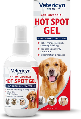 Vetericyn Plus Antimicrobial Hot Spot Spray For Dogs & Cats (3 oz)