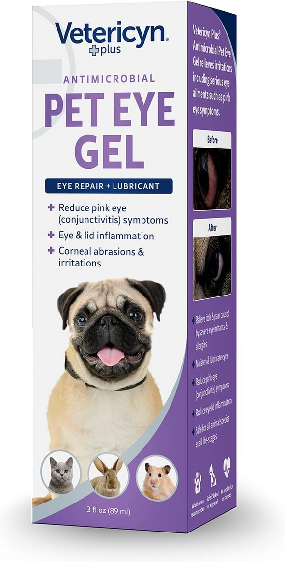 Vetericyn Plus Antimicrobial Pet Eye Gel (3 oz)