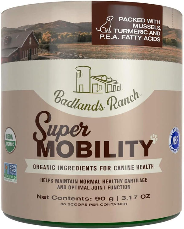 Badlands Ranch Super Mobility Canine Health Supplement, 3.17-oz