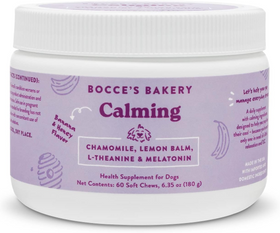 Bocce's Bakery Calming Supplement for Dogs (60 Soft Chews)