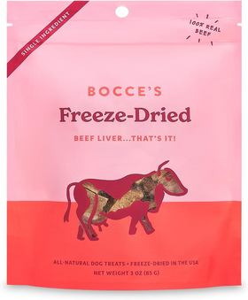 Bocce's Bakery Freeze Dried Beef Liver Dog Treats (3 oz)