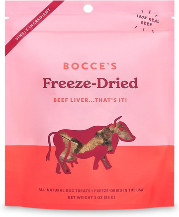 Bocce's Bakery Freeze Dried Beef Liver Dog Treats (3 oz)