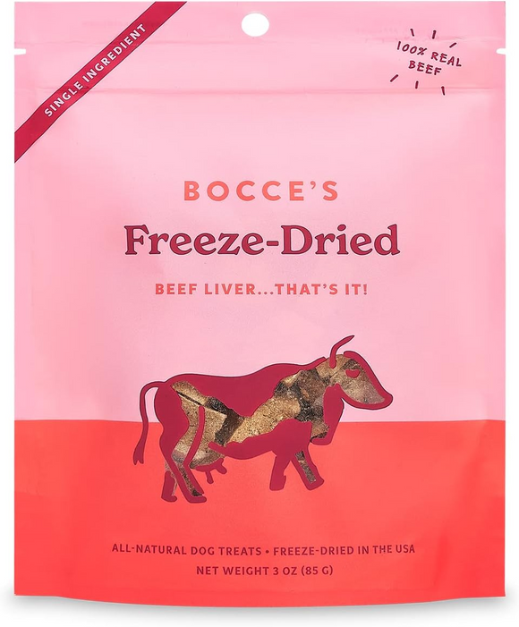 Bocce's Bakery Freeze Dried Beef Liver Dog Treats (3 oz)