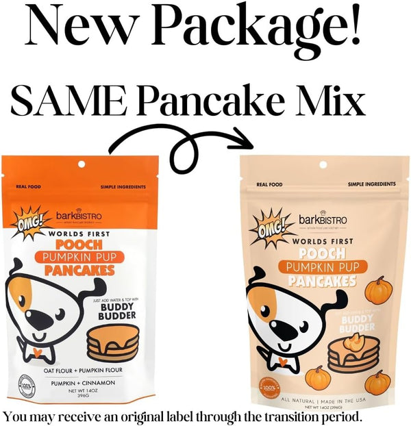 Bark Bistro Pooch Pumpkin Pup Pancakes for Dogs