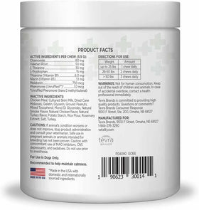 TevraPet Vetality Calming Well Chews Turkey Flavored Soft Chews for Dogs,  60 Chews - 0
