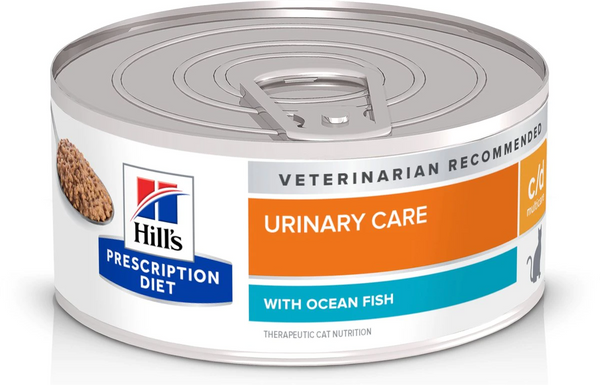 Hill's Prescription Diet c/d Multicare Urinary Care with Ocean Fish Canned Cat Food, 5.5 oz