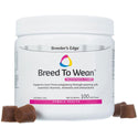 breeder's edge breed to wean cat/small dog 100 chews with chews