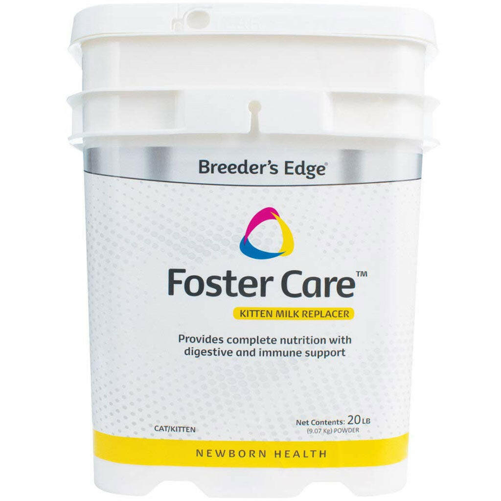 Breeder's Edge Foster Care Feline Powdered Milk Replacer 20lbs