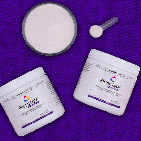 breeder's edge puppy lyte 300gm with powder