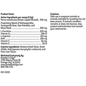 Breeder's Edge Problem Male fertility supplement 8oz ingredients