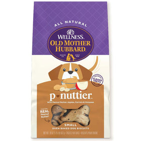 Old Mother Hubbard P-Nuttier Small Oven Baked Biscuits Dog Treats 2-oz