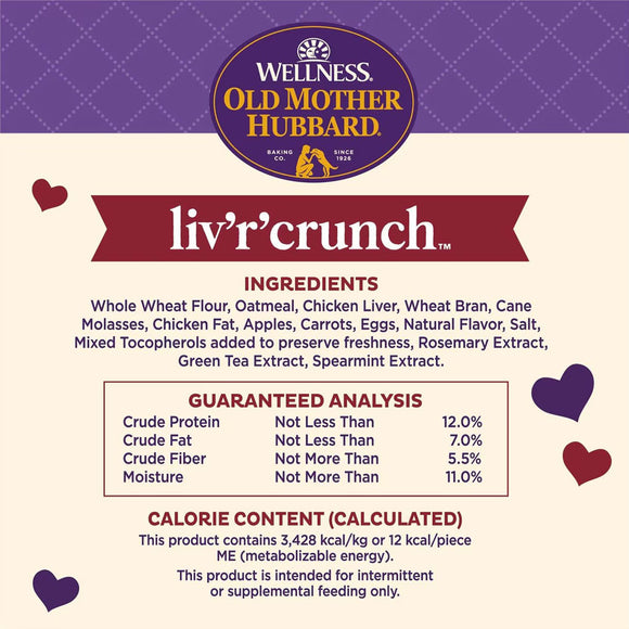 Old Mother Hubbard Liv'R'Crunch Mini Oven Baked Biscuits Dog Treats