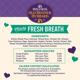 Old Mother Hubbard Minty Fresh Breath Oven Baked Dog Biscuits Treats