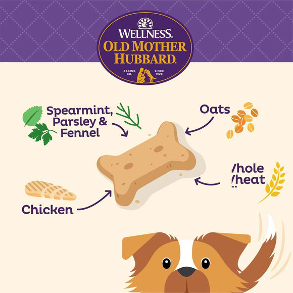 Old Mother Hubbard Minty Fresh Breath Oven Baked Dog Biscuits Treats