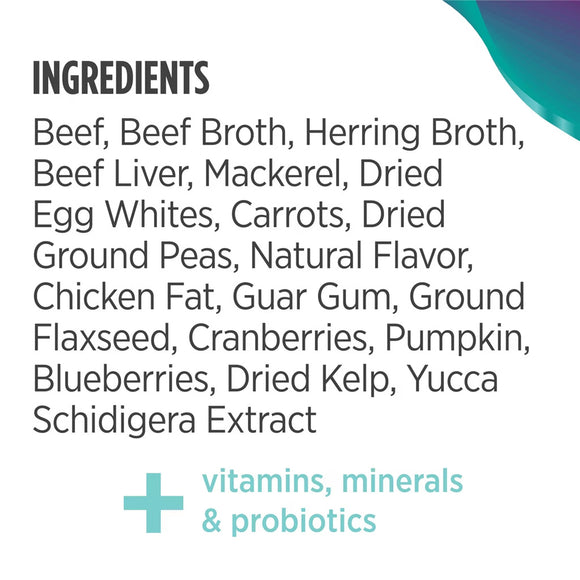 List of ingredients with a focus on health benefits on a white background