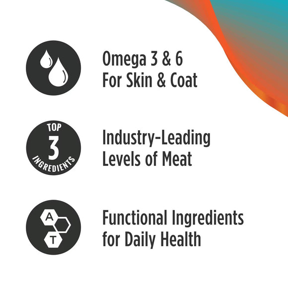 Product label with health benefits and ingredient information on a white background