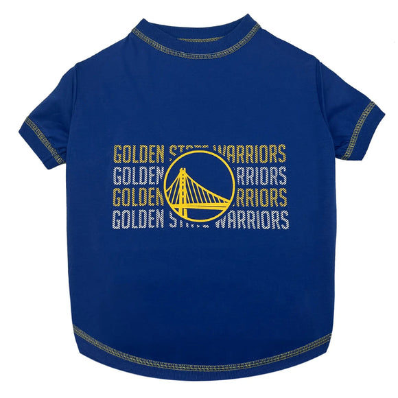 Pet's First NBA Stripe Text Tee for Dogs & Cats