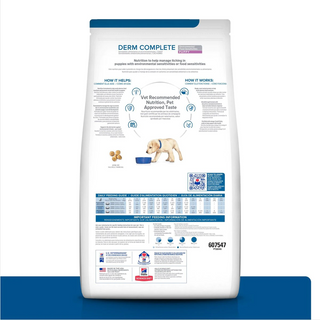 Hill's Prescription Diet Derm Complete Puppy Environmental/Food Sensitivities Rice & Egg Recipe Dry Dog Food 