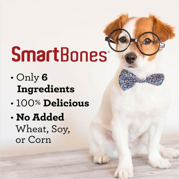 Smart bones dog treats are made with just 6 ingredients
