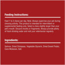 Feeding instructions for these dog salmon treats