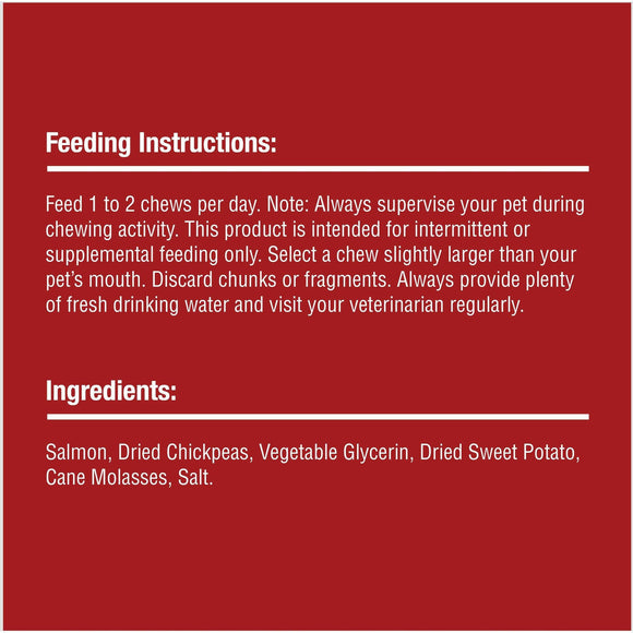 Feeding instructions for these dog salmon treats