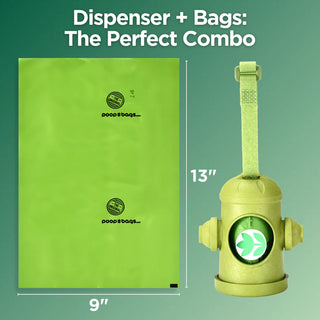 The Original Poop Bags Hydrant Dispenser with Poop Bags