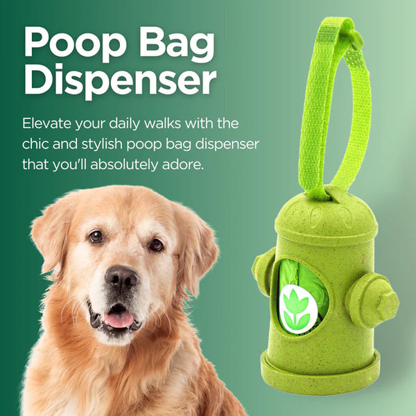 The Original Poop Bags Hydrant Dispenser with Poop Bags