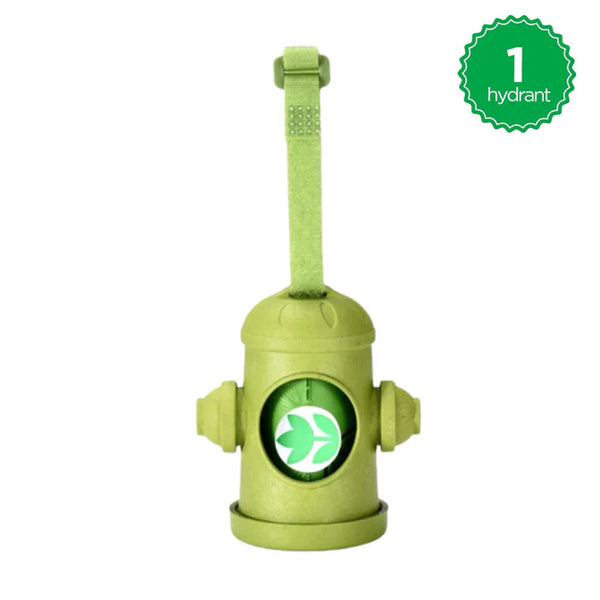 The Original Poop Bags Hydrant Dispenser with Poop Bags, 15-count