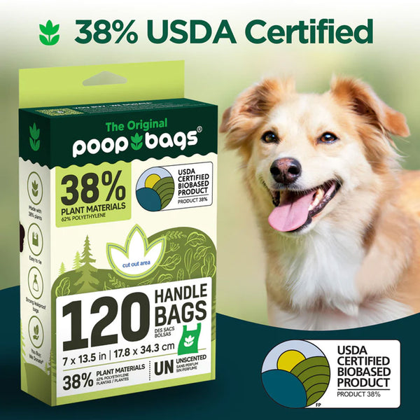 The Original Poop Bags Handle Tie Poop Bags