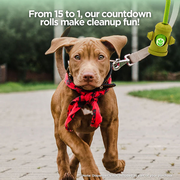 The Original Poop Bags Countdown Rolls for Dogs