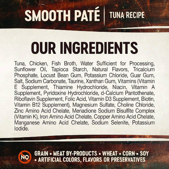 Wellness CORE Tiny Tasters Grain-Free Smooth Pate Tuna Wet Food for Cats (1.75 oz x 12 pouches)