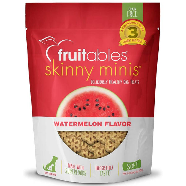 Fruitables Skinny Minis Watermelon Chewy Dog Treats (5 oz)