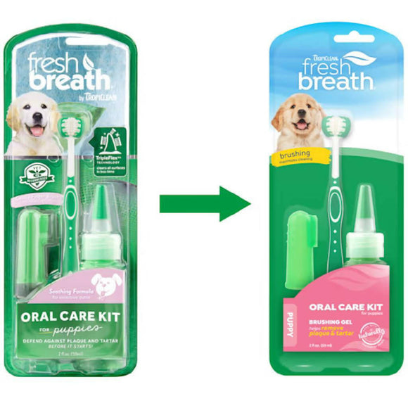 Tropiclean Fresh Breath Puppy Oral Care Kit (2 oz)